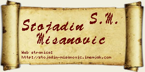 Stojadin Mišanović vizit kartica